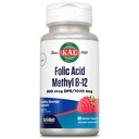 Kal 800 Mcg Folic Acid Metil B-12 Tablet, Raspberry, 60 Count