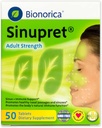 Sinupret Dewasa Sinus + Imune Dukungan Semua Natural, Fast Acting Herbal Nasal Passage & Immunity Pendukung Boost dengan Verbena & Elder Flower - 50 Tablet (Paket 2)