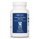 Allergy Research Group Acetyl- L- Carnitine 500mg Suplement - Metabolisme dan Energi Dukungan, ALC, Form Amino Acid, Vegetarian Capsules - 100 Cacah