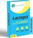 Lactogut Propotic Supplement for Imunity and Digetical Health Multi Strain and Site-Specific Prebiotic Formula Membantu Ibs and Ibd - 30 Capsules