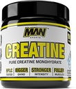 Man Olahraga 100% Murni Creatine Monohydrate Powder, Netral, 500 Gram - 100 Servis