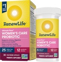 Renew Life Women? s Probiotic - Ultimate Flora Probiotic Women 's Care, Shelf Stable Probiotic Suplemen - 25 Milyar - 30 Vegetable Capsules