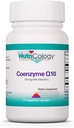 Nutricology Koenzim Q10 Tambahan - dengan Vitamin C, Heart Health, CoQ10 50mg, Ubiquinol, Antioksidant, Vegetarian Capsules - 75 Count