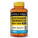MASON NATURAL Glucosamin Chondroitin 1500 / 1200 dengan Vitamin C, Support Gabungan Kesehatan untuk Normal Fleksibilitas & Mobilitas *, 60 Kapsul