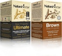NatuaNectar Natural Bee Propolis Bundle - Bee Propolis Ultimate dan Brown Bee Propolis - for Imune, Cardiovascular, and Respiratory Systems Dupport - 60 Capsules per Botol