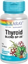SOLARAY Thyroid Blend Sp-26 = 124; Herbal Blend w / Cell Salt Nutrients untuk Mendukung Thyroid Kesehatan Fungsi 124; Non-GMO, Vegan 124; 100 Serv 124; 100 VexCaps
