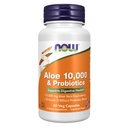 SNOW Foods Supplemen, Aloe 10,000 & Propoles dengan 10-Strain (5 Milion) Probiotic Blend, 60 Veg Capsules