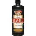 Cairan Oil Flaxseed Barlean 's Organic Flaxsequid, Benih Flix Tekan Dingin, 7.640mg ALA Omega 3 Acid Gendut untuk Gabungan dan Kesehatan Hati & Sehat, 32 oz