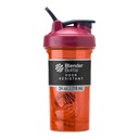 BlenderBottle Shaker Bottle Pro Series Perfect for Protein Shakes and Pre Workout, 24- Ounce, Coral