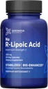 Geronova Research Bio- Enhanced R-Lipoic Acid, 300 mg Capsules - 2 Bulan Supply - Stabilisasi R Alpha Lipoic Acid dengan Enhanced Absorpsi - R Lipoic Acids Supplemen - 60 Count