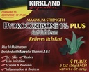 Kirkland Hydrocortisone% 1 Cream, 2 Ounce (Paket 4)