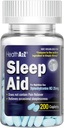 HealthaA2Z Sleep Aid 200 Caplets 124; Diphenhydramine HCI 25mg 124; Reguler Power Sleep Pills 126; Safe & None-Habit-Forming