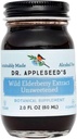 Ekstrak Elderberry Liar Dr. Appleseed Yang tidak manis Max Kekuatan 720mg Anak + Dewasa Harian Suppplemen Support Ammune - Formulated Science- Meretas Ilmu Vegan Murni 25 Hari Supply - 2 Fl Oz