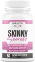 Rahasia Kurus - Terbaik Weight Loss Pill for Women 124; Appetit Supresan, Belly Fat Burner, Carb Blocker + 6 Efektif Dosed Powerful Ingredials & Safe 3rd Party Tested - 60 Capsules