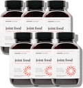 SMARTERNUTISI Joint Food - Whole-Food Joint Supplemen untuk Mendukung Lubrication & Mobility - Formute with Collagen Type II, MSM, Vitamin C, Turmeric, Bromelain - 6 Pack [180-Day Suppply]