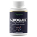 Paradise Herbs V-Glucosamine Suplement, Torbs & Joint Health, Super Powerful, Ultra Pure, Vegan, Non GMO, Gluten Free, 120 Vegetarian Capsules