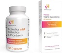 VH essentials Progities with Pregrender and Cranberry Feminin Health Supplement Suplement - 120 Capsules (544-36) & Prebiotic PH Ballanced Vaginal Supporsesbox, Original Version, 15 Count