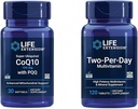 Ekstensi Hidup Super Ubiquinol CoQ10 100mg 30 Softgels Dukungan Energi Cellular Bundle dengan Potensi Tinggi 20 Hari 120 Tablet Multivitamin