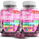 Multimane Collagen Gummies dengan Biotin Kertin Hayaluronic Acid Bambu A C Vitamin D D Vitamin E Floor Saw Palmetto Silica B3 Vitamin Rambut Skin dan Nails Gummies oleh Bersihkan Nutra