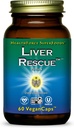 HealthForce SuperFoods Liver Rescue - Natural Liver Cleanse - with Milk Thistle & Dandelion Root - Gluten- Free & Vegan - 60 Capsules