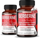 Suplemen Berberine - Enhanced dengan Cinnamon Ceylon, Turmeric, Milk Thistle, Bitter Melon untuk Ditraffic, Imunity & Weight Managment Dukungan (150 Cacah (Paket 2))