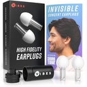 VIBES High Fidelity Concert Ear Plums - Reusable Noise Reducing Ear for Concerts, Musisi, Raves, and Live Events - Comfortable Hearing Protection for Loud Envirments