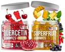 Joyli Quercetin & Superfruit Gummies Bundle - Immune & Antioksidant Dukungan - Vegan Multivitamin Formula dengan Vitamin A, C, D, E, Zinc, Goji & Elderberry - 2 Pack for Dewasa