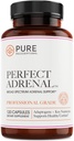 Prescriptions Sempurna Adrenal Tambahan dengan Vitamin, B6 untuk Increased Stamina, Promoted Fatigue Relief, Adrenal Fungsi & Imune System Dukungan - USA Membuat - 120 Count