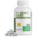 Bronson St. John 's Welt 700 MG per Serving Hypericum Perforatum Support a Positive Mood - Non-GMO, 180 Vegetarian Capsules