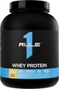 Aturan 1 Whey Protein - 24g Fast- Bertindak Protein dari All- Whoy Sumber dengan Alami Occurring EAS & BCAAs untuk Pemulihan Kerja atau Kapanpun Gunakan (5 Pounds *, Pisang Creme)