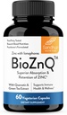 Sandhu 's Zinc Suplemen dengan Ionophores 124; Quercetin & Green Tea Extract for Superior Absorpsi dan Potensi Tinggi 124; 800mg Vegetarian Capsules 60