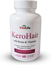 KeroHair Supplemen Lengkap dengan Vitamin dan Biotin I 60 Capsules untuk Perkembangan Rambut Kuat dan Sehat - Prevention Rambut Hilang 124; Disetujui * Tertarik dengan Biotin Ekstra dan Vitamin B