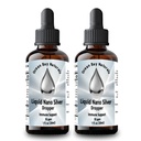 Liquid Nano Silver 134; More Absorbable Than Colloidal Silver 14; 10plum 124; Twin Pack 14; 1oz Dropper