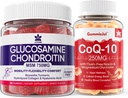 Sugar Free Glucosamine Chondroitin MS120 Counts + CoQ10 250mg Filled Gummies 60 Counts