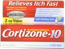 Cortizone-10 AntiAnti- Itch Creme Dengan Penyembuhan Aloe Maksimum Kekuatan, 2 oz