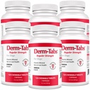 Derm Tab Reguler Kekuatan untuk Anjing - Natural Oil, Vitamin, Mineral, dan Antioksidants - Dukung Skin sehat dan Mengurangi Shedding - 720 Tablet Chewable