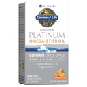 Taman Kehidupan Minami Superkritical Platinum Omega 3 Tambahan Minyak Ikan - Orange, 30 Softgels, Ultimate Sekali Minyak Ikan Omega 3 untuk Kesehatan Hati & Otak, 11100mg Omega- 3s + 1.000 Vitamin D3