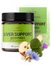 HERBAMAMA Liver Dukung Gummies - Kompleks Herbal untuk Detox Liver dan Cleanse - Vegan, Non-GMO Overall Dukungan Supplemen - 60 Pectin- Berdasarkan Applicated-Flavored Chews