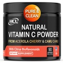 Vitamin C alami dari Acerola Cherry & Camu Camu Powder - Abusi Tinggi dengan Citrus Bioflavonoid - Imune System & Collagen Booster - Anti Aging Skin Vitamin dibuat di USA 90 porsi