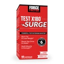 Force Factor Testosteron X180 Surge Dukungan untuk Pria, Vitalitas Enhancing Suplemen Pria, Muscle Propiness & Power, Dukungan Berat, Boost Long- Lasting Energy, 60 Kapsul