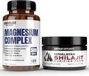 Kompleks Magnesium dengan 5 Forms Terbaik & Himalaya Shilajit Resin - 4 Bulan Supply dari 500mg Magnesium Glycinate, Oxide, Tadrate, Chelate, Magnesium Citrate - 85 + Telusuri Mineral untuk Energi