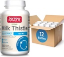 Jarrow Formula Milk Thistle 150 mg - Antioksidant Mendukung Respon Imune, Fungsi Hati & Glutathione - Hingga 100 Pelayan (Veggie Kapsul), Paket 12
