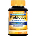 NewRhythm Progories 50 Milyar CFU 20 Strains, 120 Veggie Capsules, Targeted Relet Technology, Stomach Actant, No Need for Recommeration, Pack of 1, Non-GMO, Gluten Free