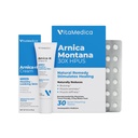 VitaMedica 124; Arnica Filler Kit Bundle 124; Arnica Montana 30X Blister + Arnica & Vitamin K Topical Cream 124; Vitamin Cream K Topical 124; Softens, Calms, Moisturizes, & Restores Bruised Skin 124; Pemulihan