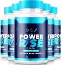 (5 Paket) Power Rise for Men, Resmi PowerRise for Men Pills, All Natural Male Support for Peak Performance and Overall Health, Premium Power Riser En Capsulas Pastilla Review (300 Capsules)