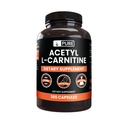 Murni Ingrediens Acetyl L- Carnitine (365 Capsules) Tidak ada Magnesium Atau Pengisi Rice, Selalu Murni, Lab Verified