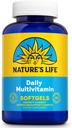 Nature 's Life Daily Multivitamin for Men and Women - Complete Multivitamin with Iron - Daily Value of Most Vitamin and Mineral - Healthy Energy and Imune Dupport - 60 Serv, 120 Softgels