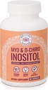 Myo- Inositol & D-Chiro Inositol Pasokan Botol (60 Kapsul) 40: 1 Rasio Capsule untuk Ovarian Dukung Myo- Inositol 1000mg & D- Chiro 25mg Inositol Capsules w / Caronositol - Daily Inosiol for Women
