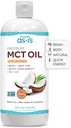 As- IS Sederhana Premium MCT Oil C8 & C10 124; Unflafedored 124; 100% dari Non-GMO Coconuts 124; Sempurna untuk Morning Coffee 124; Quick Clean Energy 124; 32 fl oz (63 Pelayan)