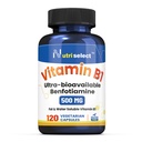 120 Capsules dari Vitamin B1, Menyediakan 500 mg Benfotiamine, dan Non-GMO, Vegan, dan Gluten- Bebas